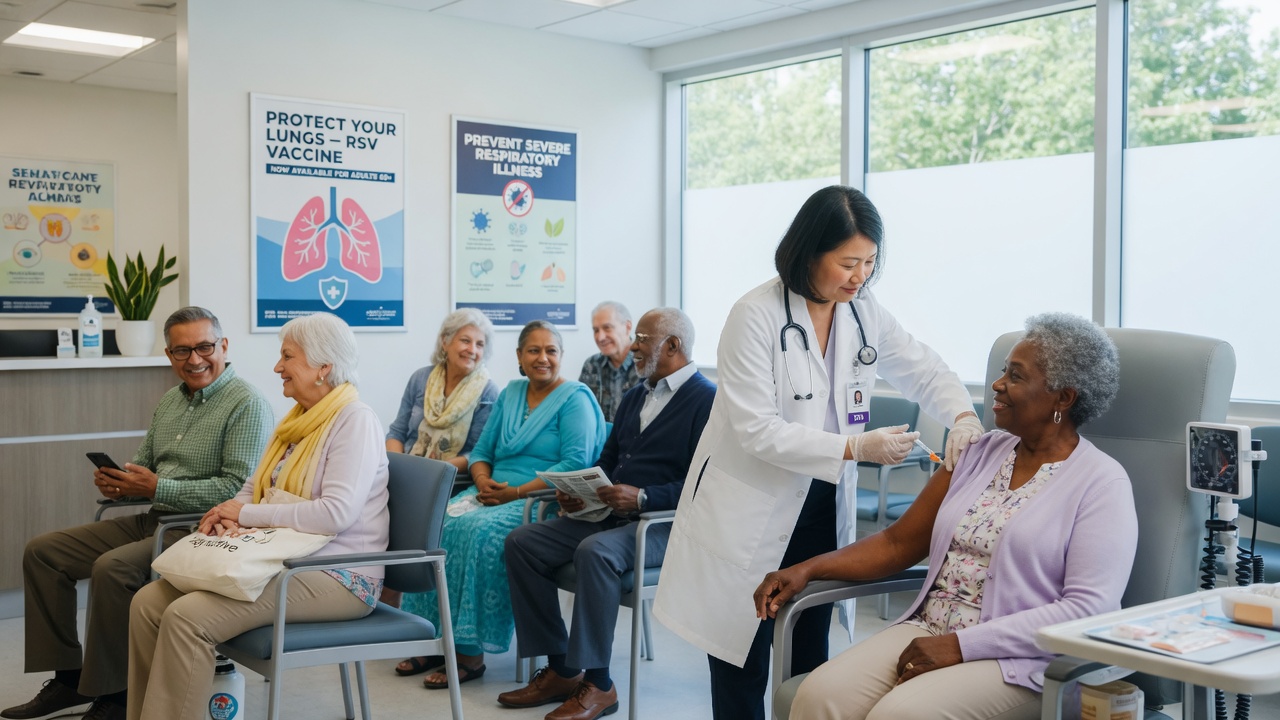 Editorial photograph related to FDA & Regulation: FDA Authorizes First RSV Vaccine for Seniors to Reduce Severe Disease